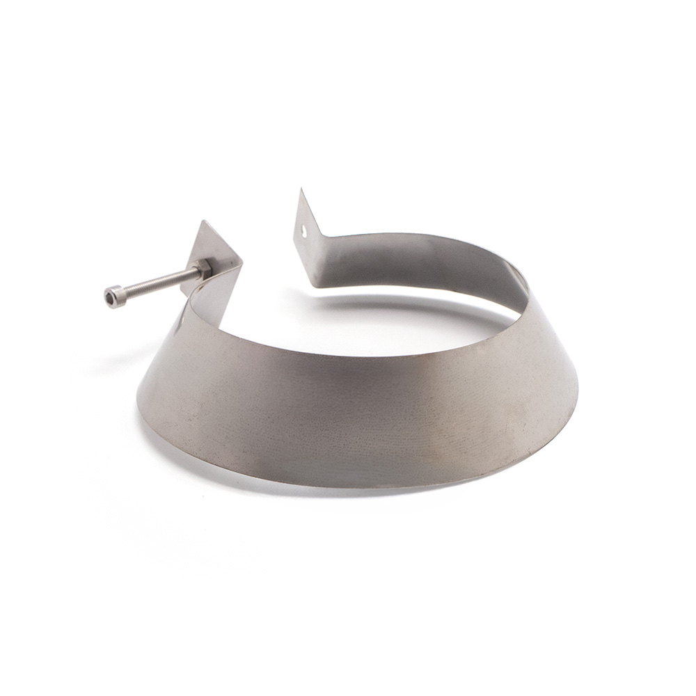 Stove Pipe Collar - 5 Inch Stainless Steel