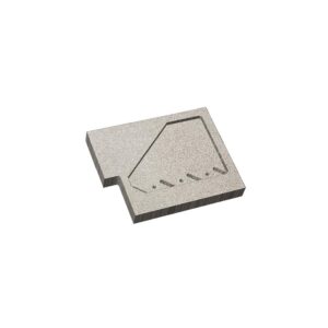 Charnwood Skye 7 Premium Replacement Back Left Vermiculite Firebrick