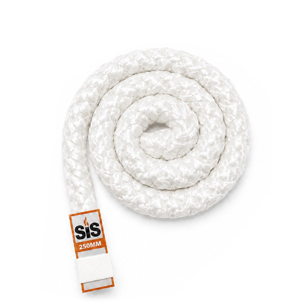 25mm x 1m White Soft Lagging Rope Pack with 250mm End of Rope Sealing Tape White
