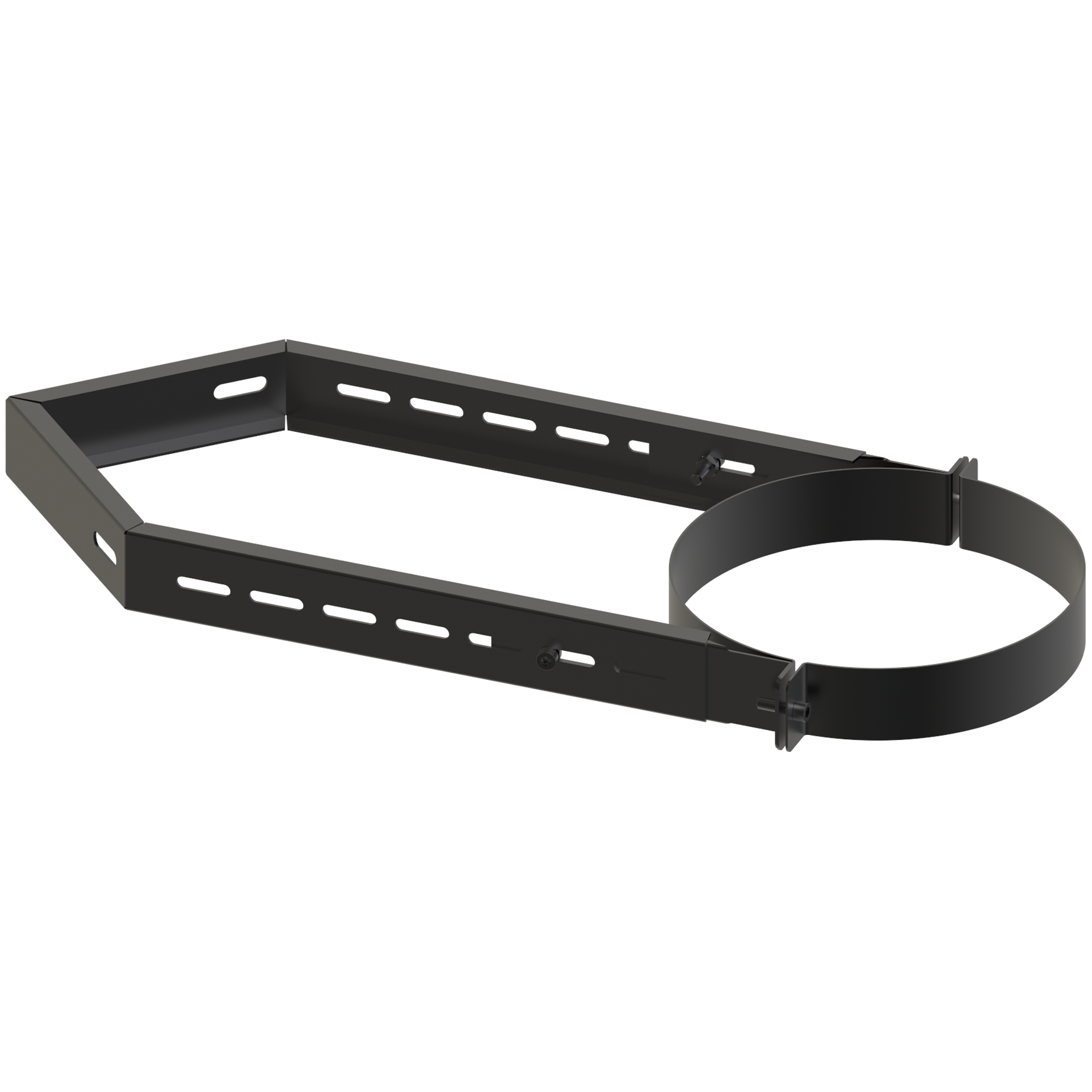 TWPro Matt Black - Wall Support Corner 270mm to 520mm - 125mm