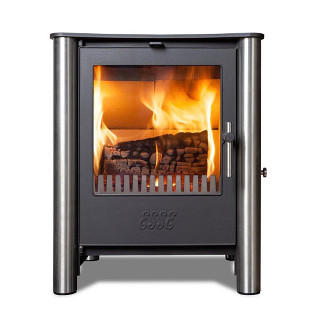 ESSE 525 Ecodesign 5KW Stainless Steel Pillars