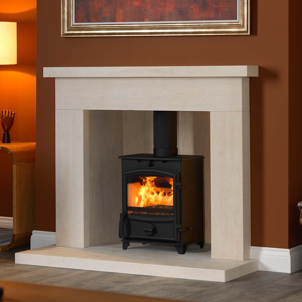 Fireline 5kW Multifuel Curved Door Free Standing