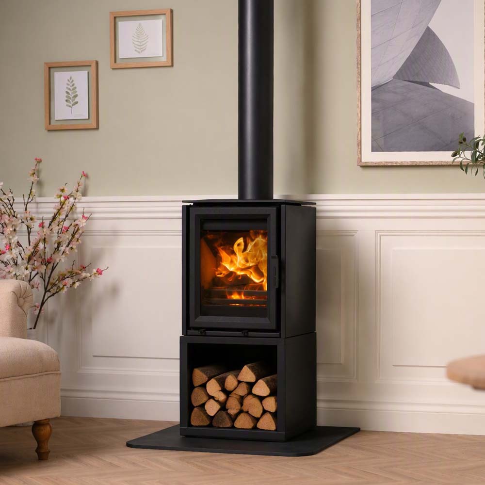 Fireline Ecostar 5 5kW Multi Fuel Log Stand