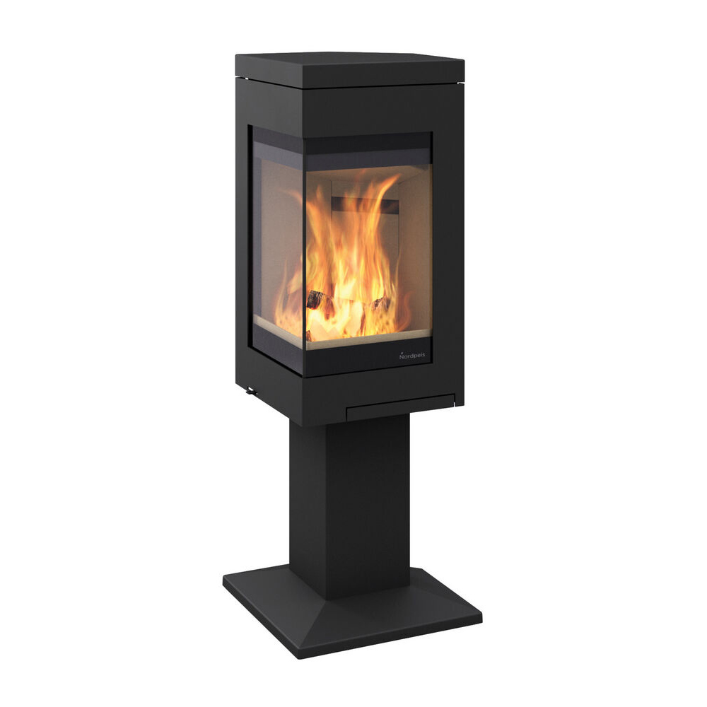 Nordpeis Quadro 1 with Top Plate on Pedestal
