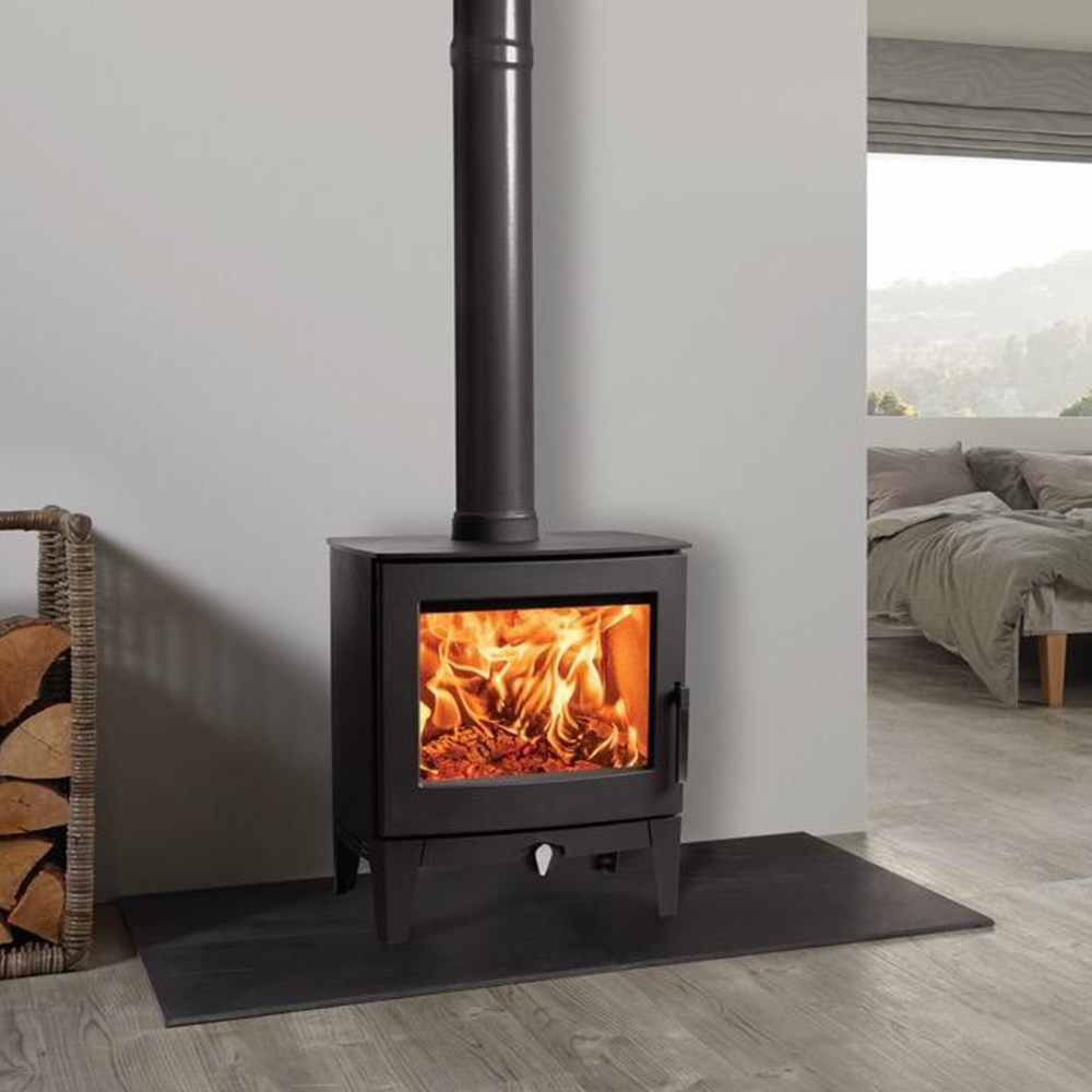 Stovax, Futura 5, Woodburning, Matt Black