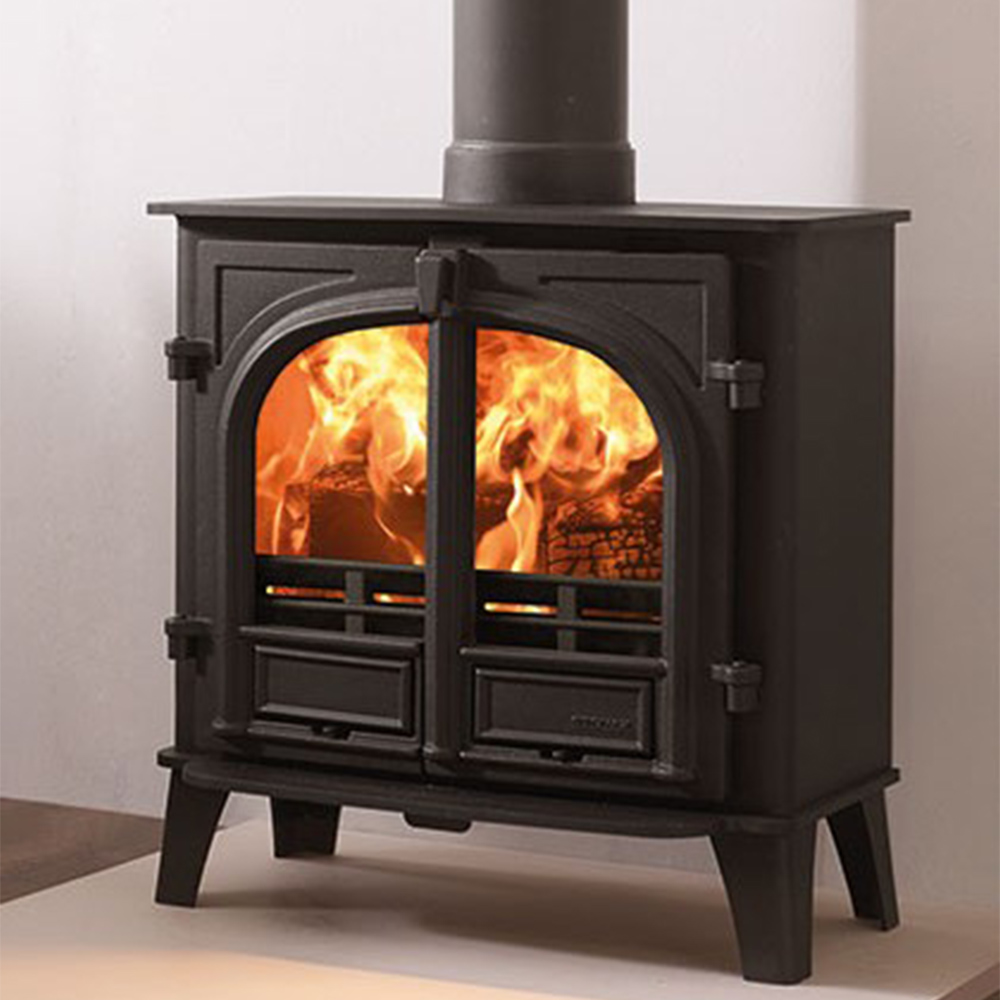 Stovax, Stockton 5 Wide, Two Door, Fixed Grate Multi-Fuel Eco