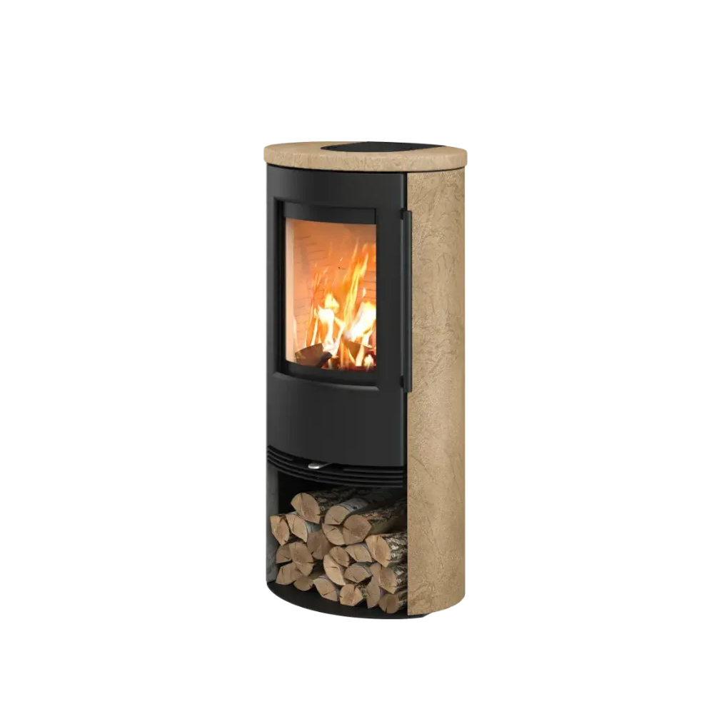 TermaTech TT21 RS CM Mocca Termastone 5kW Woodburning Stove