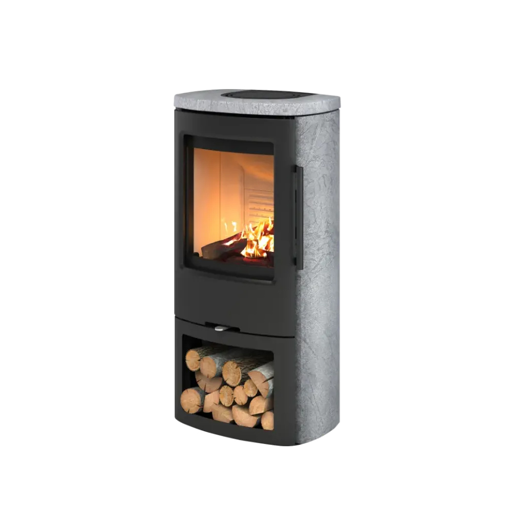 TermaTech TT44 CG Grey Termastone 4.8kW Woodburning Stove