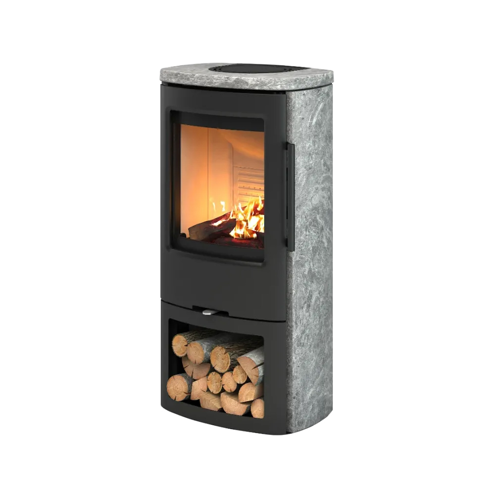 TermaTech TT44 S Classic Marble Soapstone 4.8kW Woodburning Stove