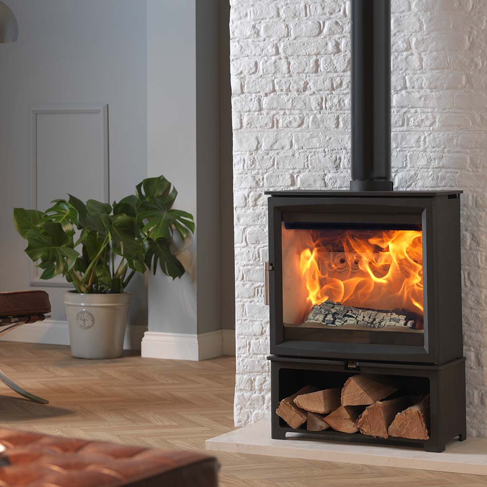 Fireline Woodtec 5kw Extra Wide Woodburning Log Stand