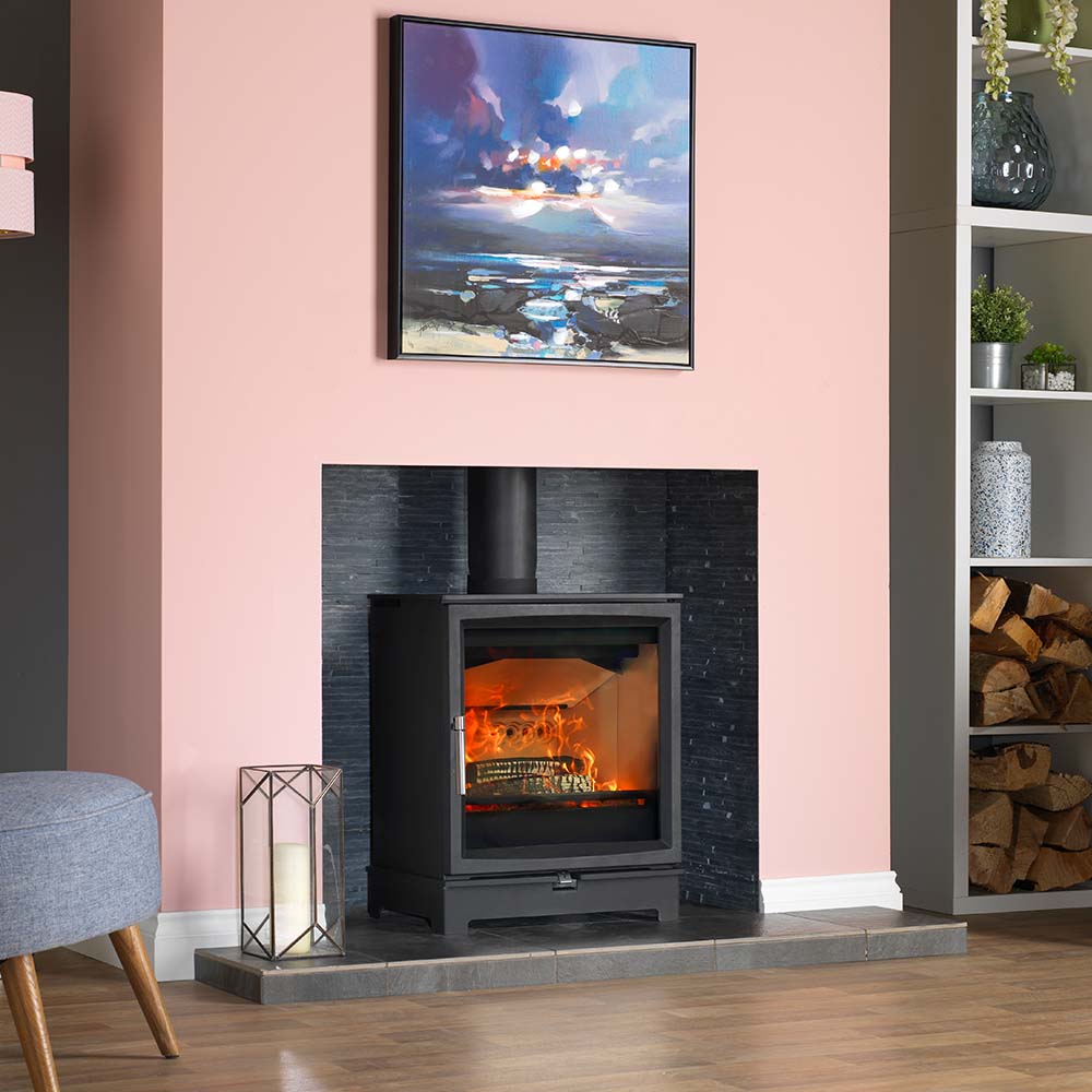 Fireline Woodtec 5kw Wide Woodburning Low Leg Stand