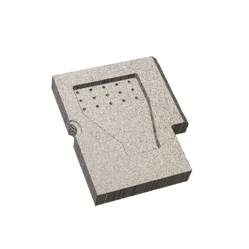 Charnwood Aire 3 Premium Replacement Left Back Vermiculite Fire Brick